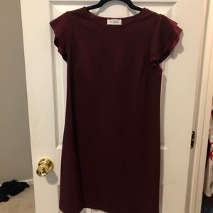 Cranberry shift dress